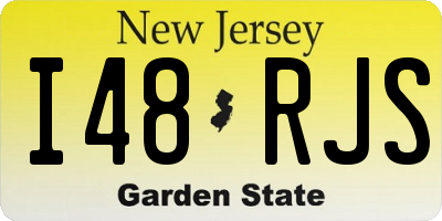 NJ license plate I48RJS