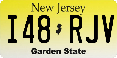 NJ license plate I48RJV