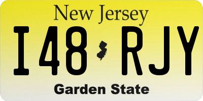 NJ license plate I48RJY