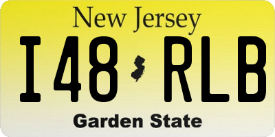 NJ license plate I48RLB