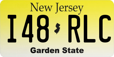 NJ license plate I48RLC