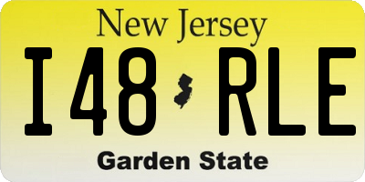 NJ license plate I48RLE
