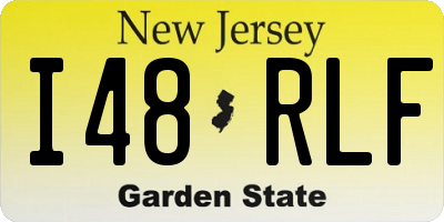 NJ license plate I48RLF