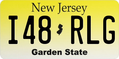 NJ license plate I48RLG