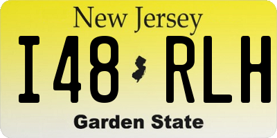 NJ license plate I48RLH