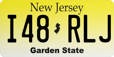 NJ license plate I48RLJ