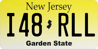 NJ license plate I48RLL