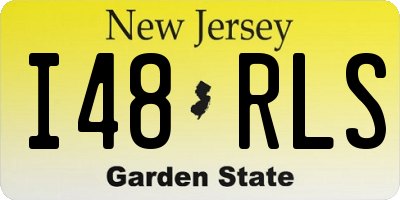 NJ license plate I48RLS