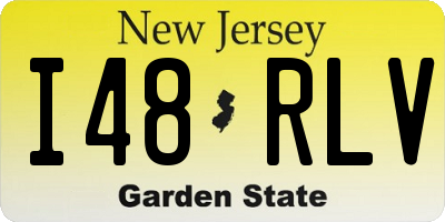 NJ license plate I48RLV
