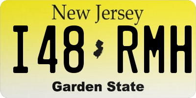 NJ license plate I48RMH