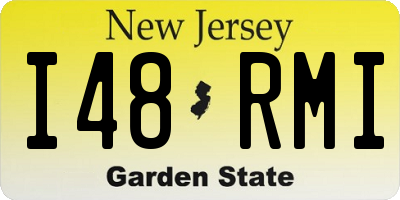 NJ license plate I48RMI