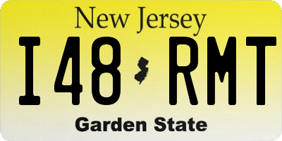 NJ license plate I48RMT