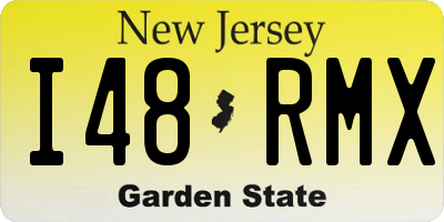 NJ license plate I48RMX