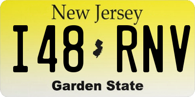 NJ license plate I48RNV