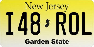 NJ license plate I48ROL