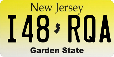NJ license plate I48RQA