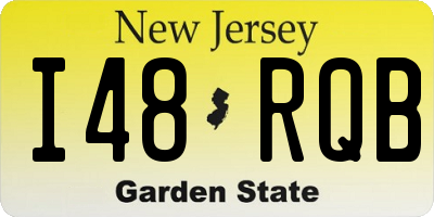 NJ license plate I48RQB