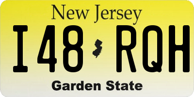 NJ license plate I48RQH