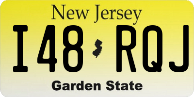 NJ license plate I48RQJ