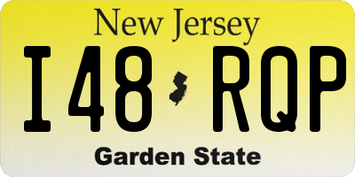 NJ license plate I48RQP