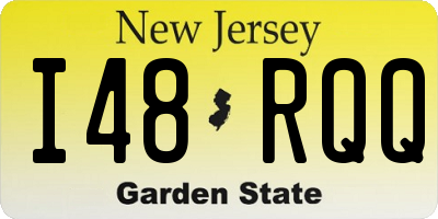 NJ license plate I48RQQ