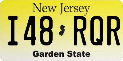 NJ license plate I48RQR