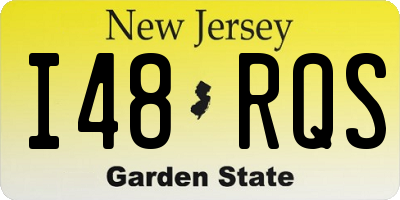 NJ license plate I48RQS