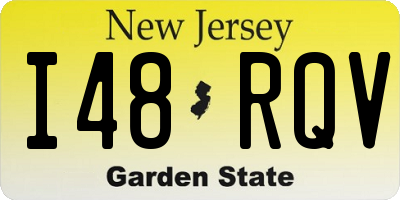 NJ license plate I48RQV