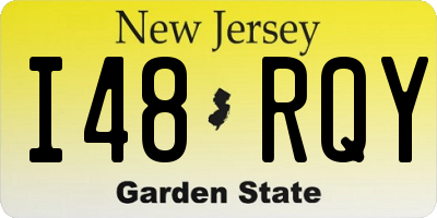 NJ license plate I48RQY