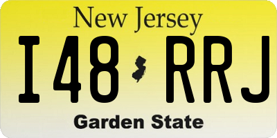 NJ license plate I48RRJ