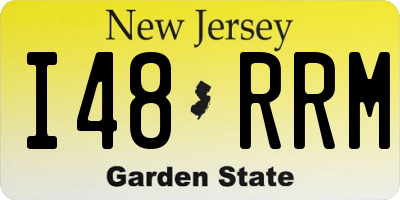 NJ license plate I48RRM