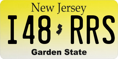 NJ license plate I48RRS