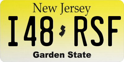 NJ license plate I48RSF