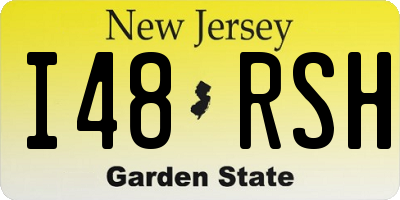 NJ license plate I48RSH