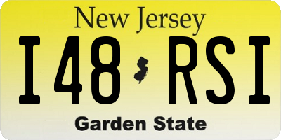 NJ license plate I48RSI