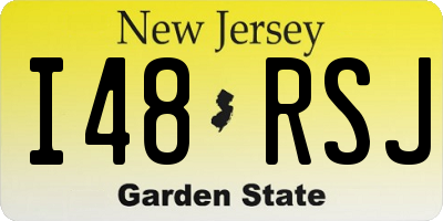 NJ license plate I48RSJ