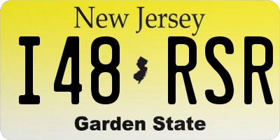 NJ license plate I48RSR