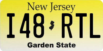 NJ license plate I48RTL