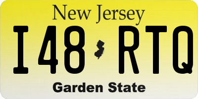 NJ license plate I48RTQ