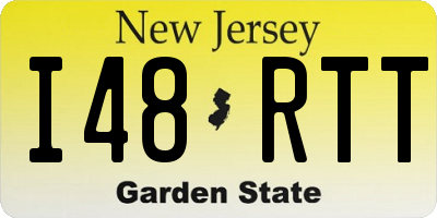 NJ license plate I48RTT