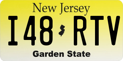 NJ license plate I48RTV