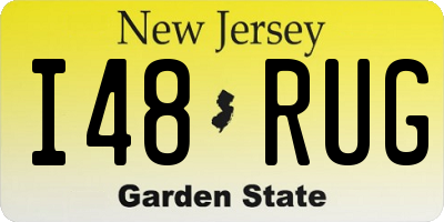 NJ license plate I48RUG