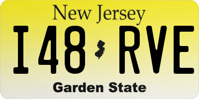 NJ license plate I48RVE