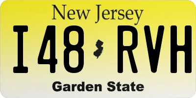 NJ license plate I48RVH