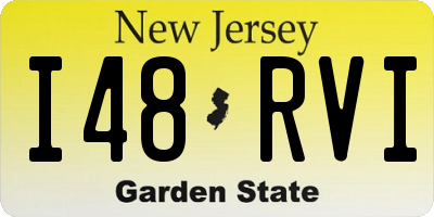 NJ license plate I48RVI