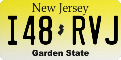 NJ license plate I48RVJ