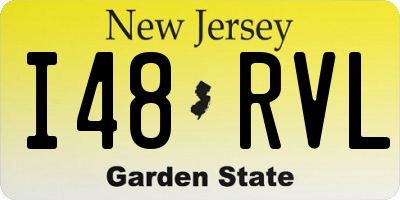 NJ license plate I48RVL