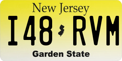 NJ license plate I48RVM