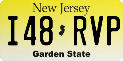 NJ license plate I48RVP