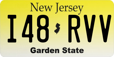 NJ license plate I48RVV